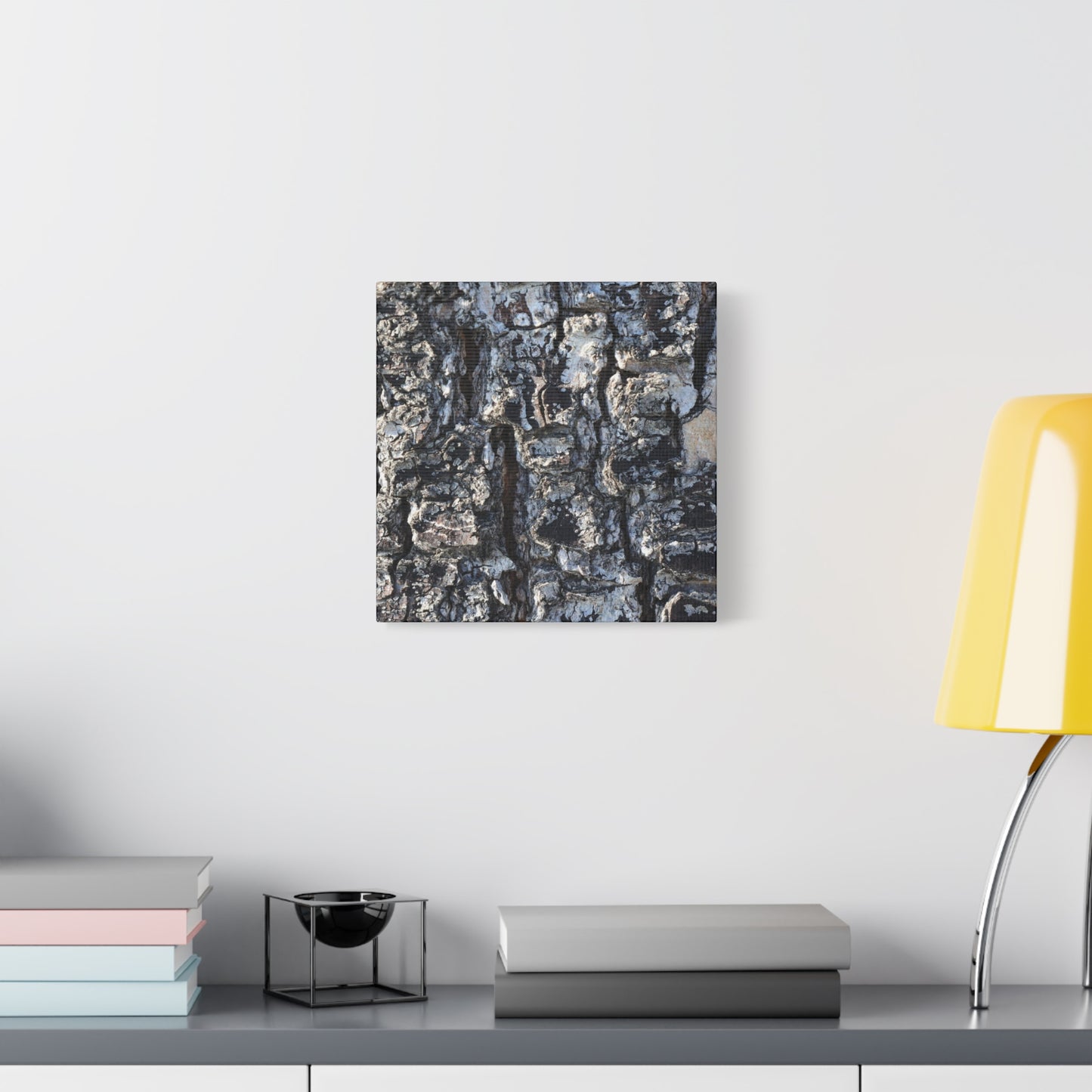 Textured Whispers of the Ancient Tree - Unique Frameless Canvas Wall Art