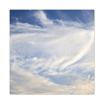 Whispers of Celestial Breath - Unique Frameless Canvas Wall Art