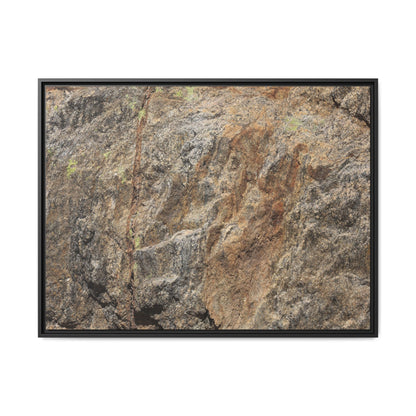 Weathered Rock Formation - Unique Stretched Canvas Wall Art