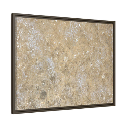 Bubbling Sand - Unique Stretched Canvas Wall Art