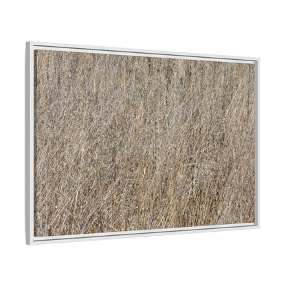 Dry Straw Symphony - Unique Stretched Canvas Wall Art - Art By Earth