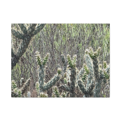 Spiny Sentinels - Unique Frameless Canvas Wall Art