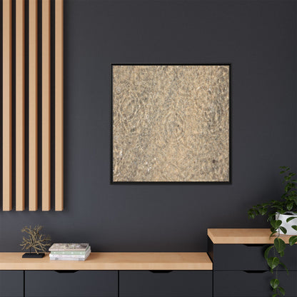 Whispers of Sand - Unique Stretched Canvas Wall Art
