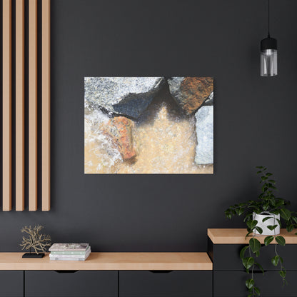 Rocky Embrace - Unique Frameless Canvas Wall Art