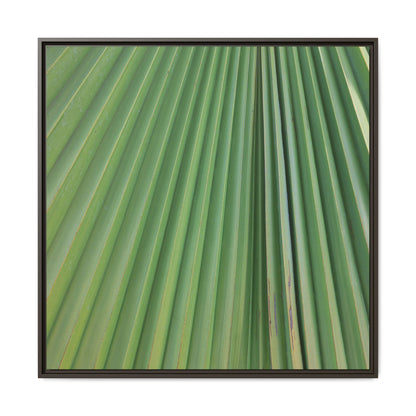 Emerald Rays - Unique Stretched Canvas Wall Art