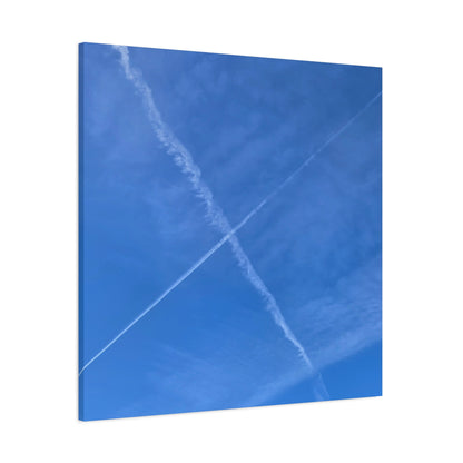 Crossing Paths - Unique Frameless Canvas Wall Art