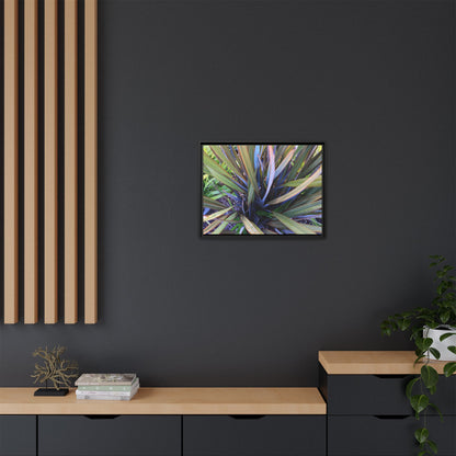 Radiant Leaves - Unique Stretched Canvas Wall Art