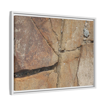 Rusty Crevices - Unique Stretched Canvas Wall Art