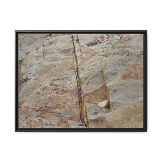 Sedimentary Symphony - Unique Stretched Canvas Wall Art