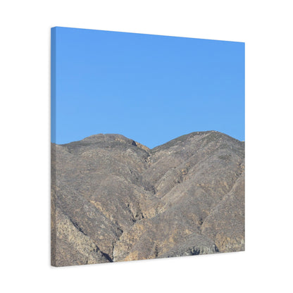 Dusty Peaks of Silence - Unique Frameless Canvas Wall Art - Art By Earth