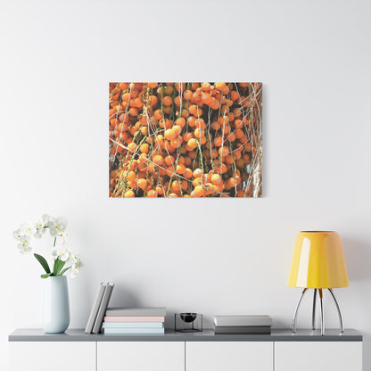 Orange Harvest - Unique Frameless Canvas Wall Art