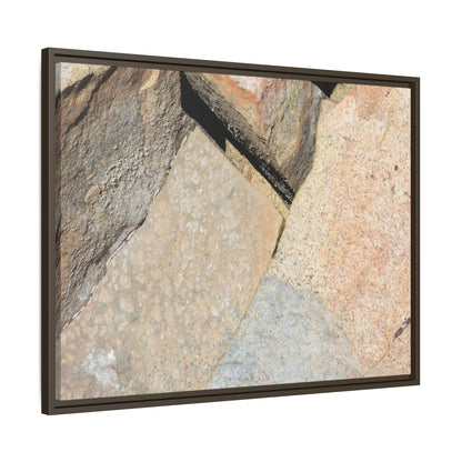 Rock Fragment - Unique Stretched Canvas Wall Art