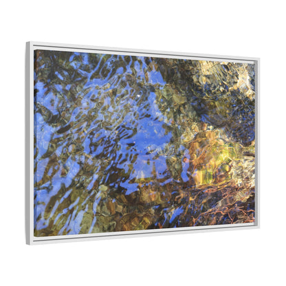 Watery Kaleidoscope - Unique Stretched Canvas Wall Art