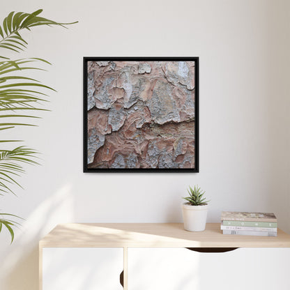 Flaking Serenity - Unique Stretched Canvas Wall Art