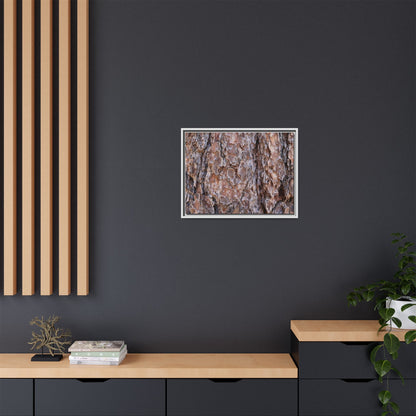 Woody Layers - Unique Stretched Canvas Wall Art