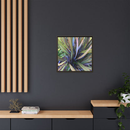 Radiant Leaves - Unique Stretched Canvas Wall Art