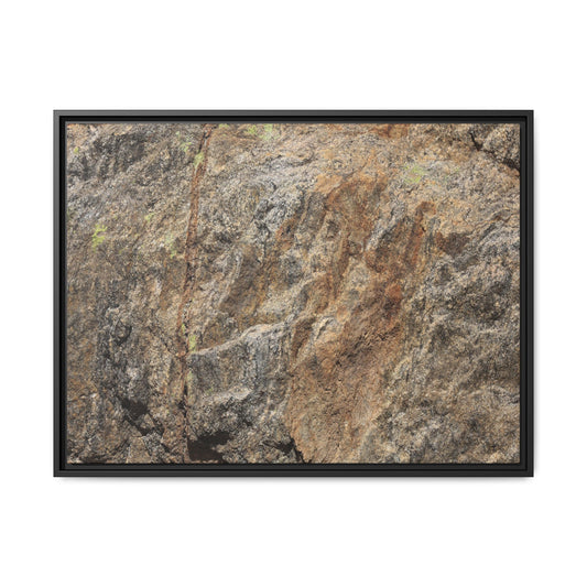 Weathered Rock Formation - Unique Stretched Canvas Wall Art