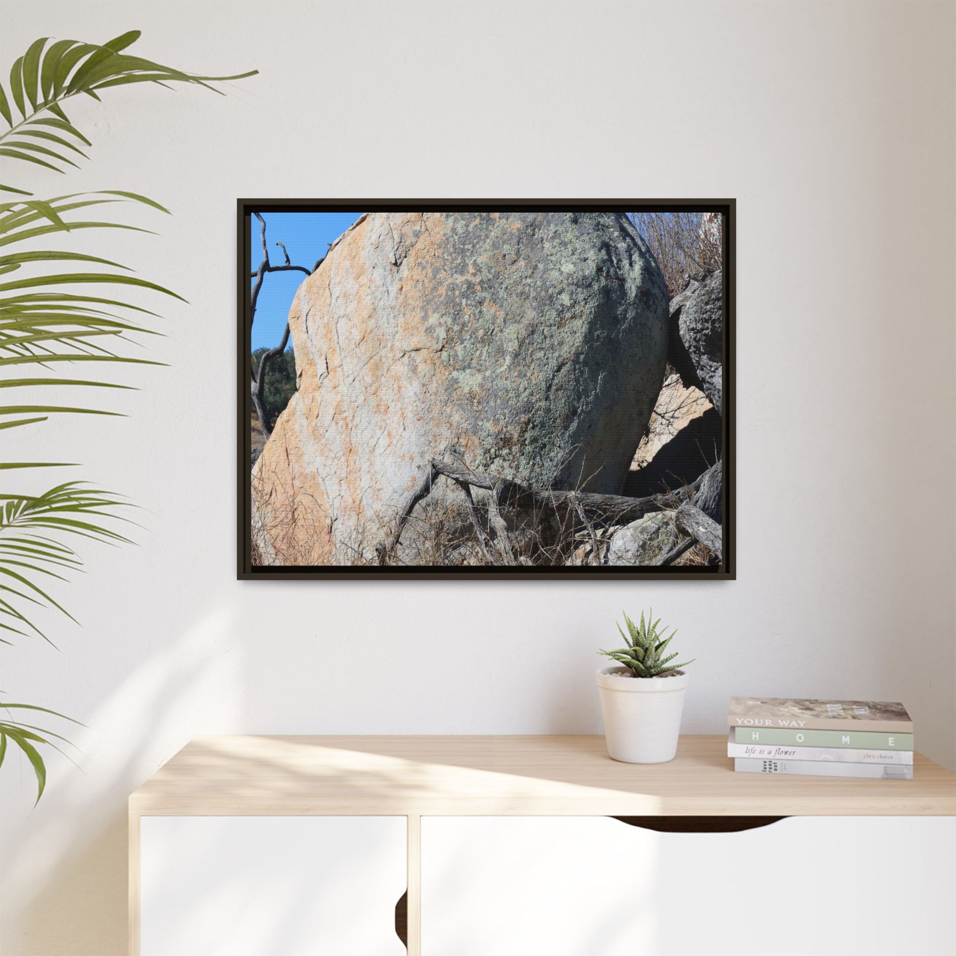Stony Sentinel - Unique Stretched Canvas Wall Art - Art By Earth