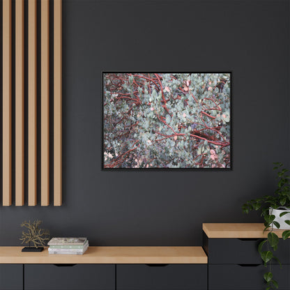 Whispers of Sage - Unique Stretched Canvas Wall Art