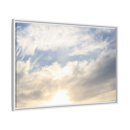 Sky's Ethereal Whisper - Unique Stretched Canvas Wall Art