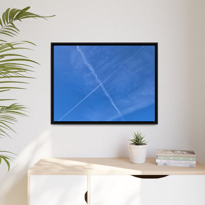 Sky Crossroads - Unique Stretched Canvas Wall Art