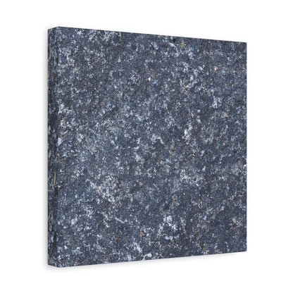 Frozen Whispers of Stone - Unique Frameless Canvas Wall Art