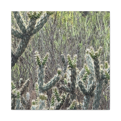 Spiny Sentinels - Unique Frameless Canvas Wall Art