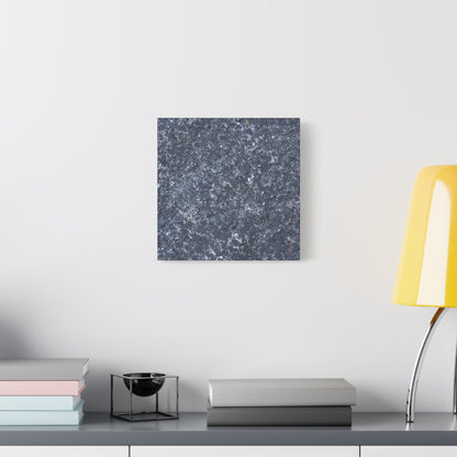 Frozen Whispers of Stone - Unique Frameless Canvas Wall Art