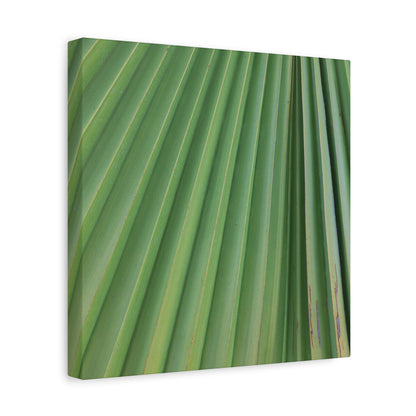 Palm Pulse - Unique Frameless Canvas Wall Art