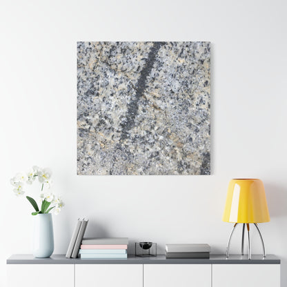 Crystalline Bubbles - Unique Frameless Canvas Wall Art