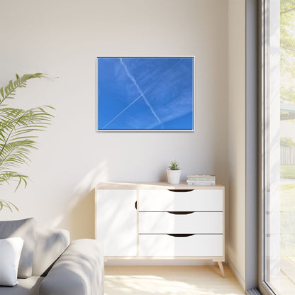 Sky Crossroads - Unique Stretched Canvas Wall Art