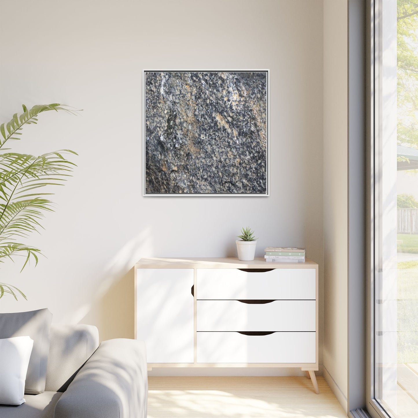Crystalline Echoes - Unique Poster Wall Art