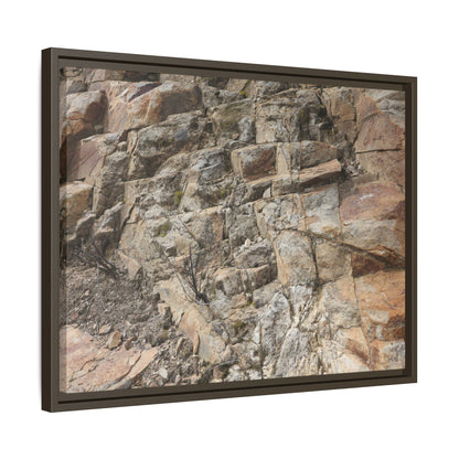 Stone's Silent Story - Unique Stretched Canvas Wall Art
