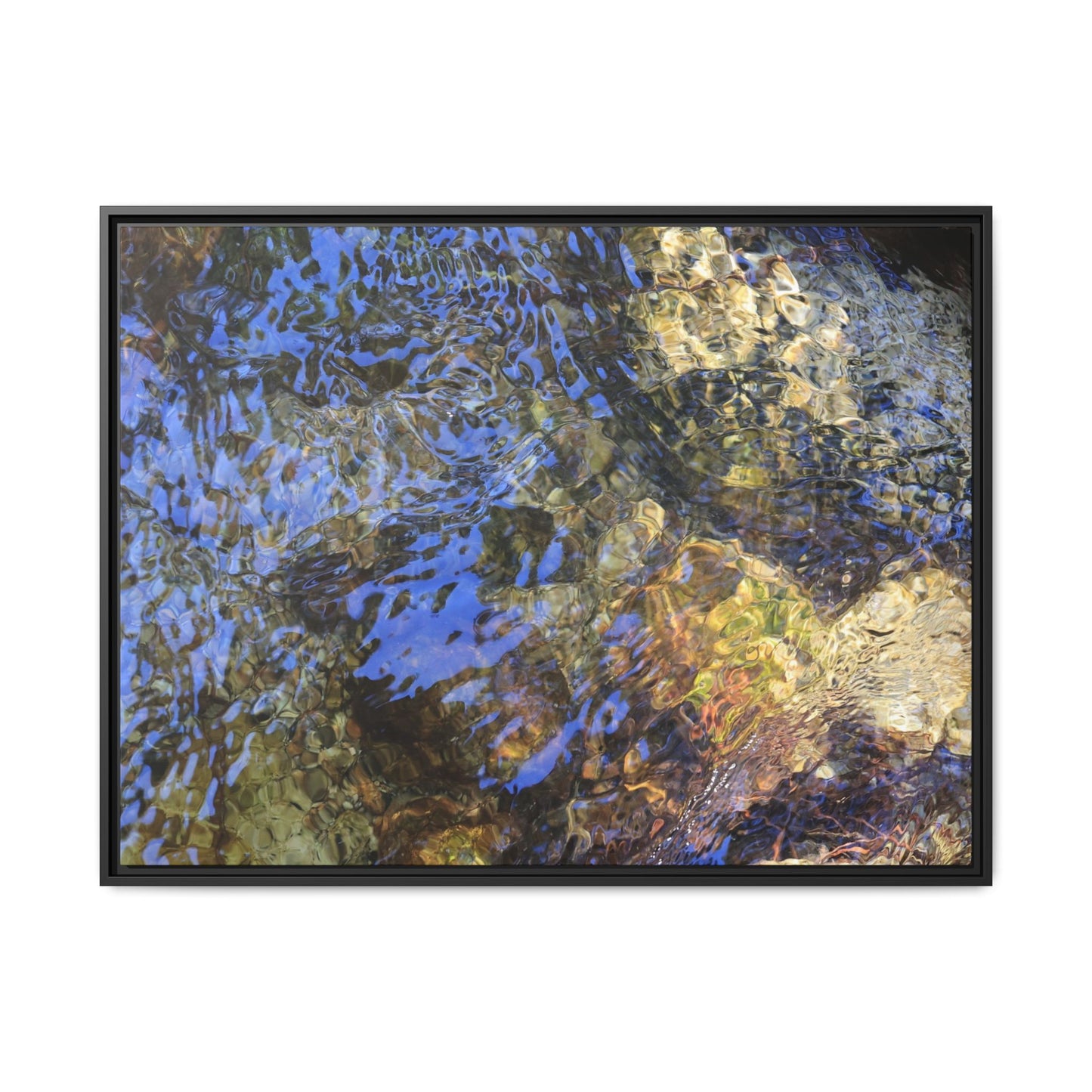 Aquatic Kaleidoscope - Unique Stretched Canvas Wall Art