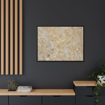 Bubbling Sand - Unique Stretched Canvas Wall Art