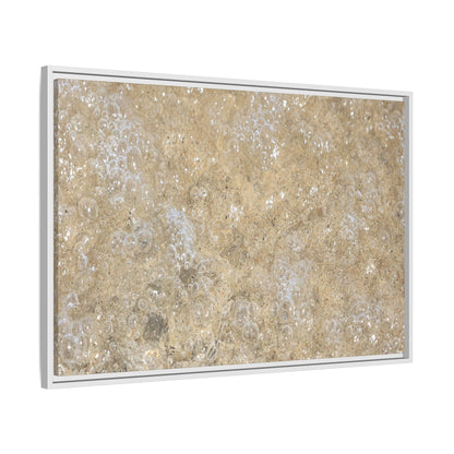 Bubbling Sand - Unique Stretched Canvas Wall Art