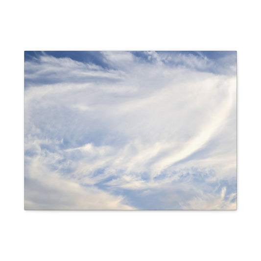 Whispers of Celestial Breath - Unique Frameless Canvas Wall Art