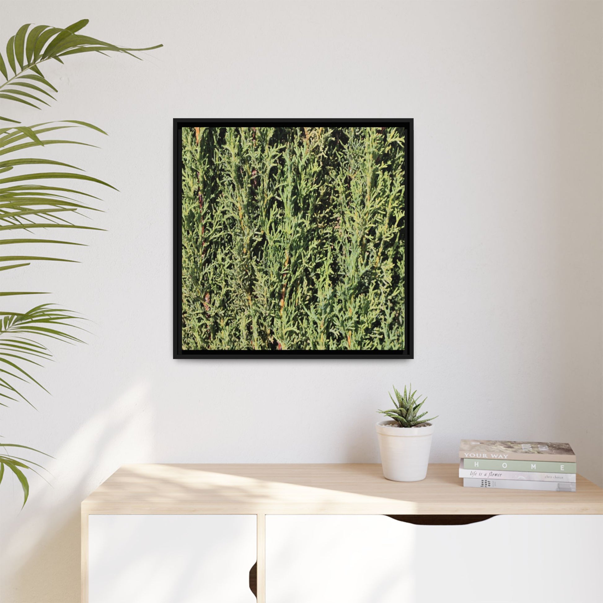Emerald Labyrinth - Unique Stretched Canvas Wall Art - Art By Earth