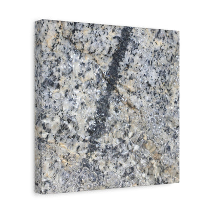 Crystalline Bubbles - Unique Frameless Canvas Wall Art