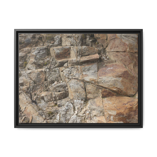Sandstone Symphony - Unique Stretched Canvas Wall Art