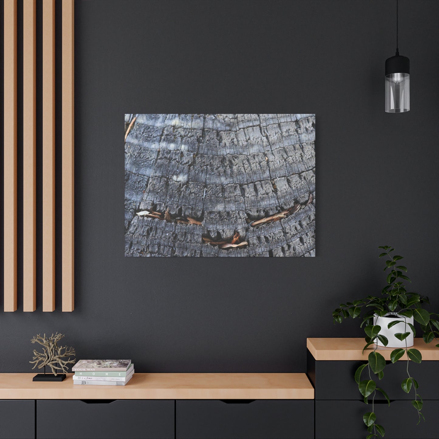 Time's Fractal Whispers - Unique Frameless Canvas Wall Art