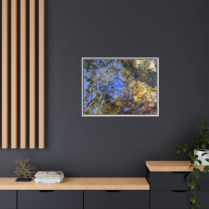 Watery Kaleidoscope - Unique Stretched Canvas Wall Art