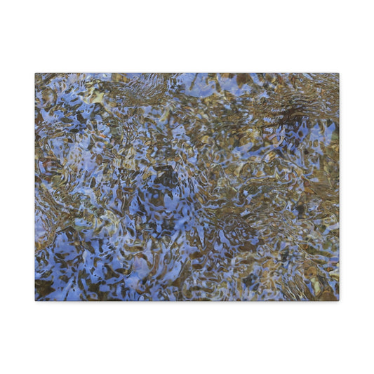 Ripples of Memory - Unique Frameless Canvas Wall Art