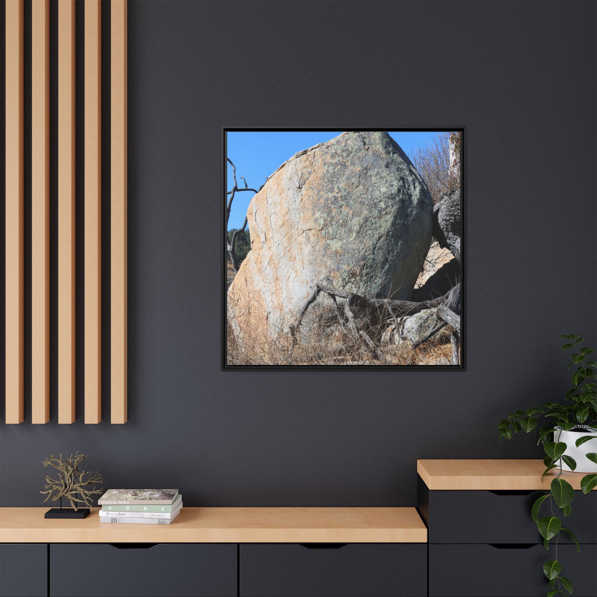 Stony Sentinel - Unique Stretched Canvas Wall Art - Art By Earth