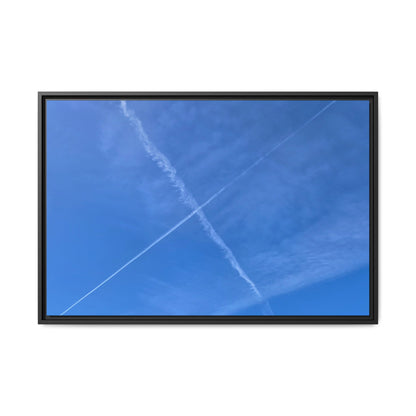 Sky Crossroads - Unique Stretched Canvas Wall Art