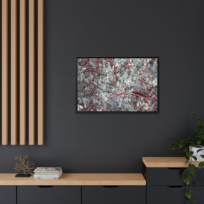 Whispers of Sage - Unique Stretched Canvas Wall Art
