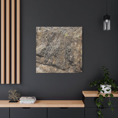 Weathered Stone Secrets - Unique Frameless Canvas Wall Art