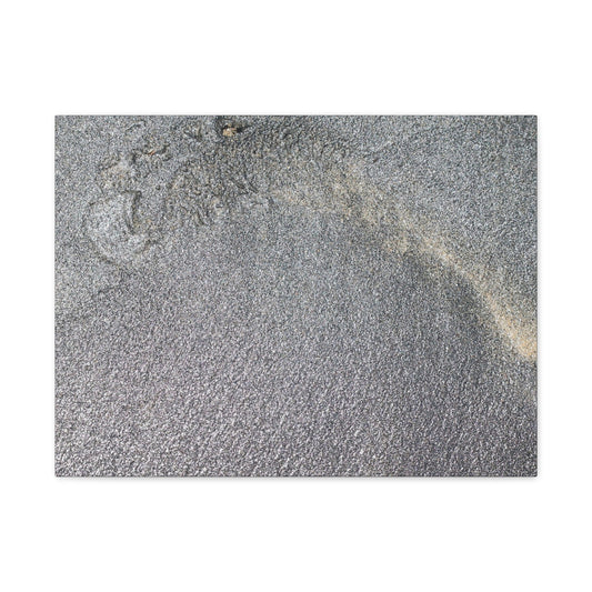 Ephemeral Whispers of Granite - Unique Frameless Canvas Wall Art