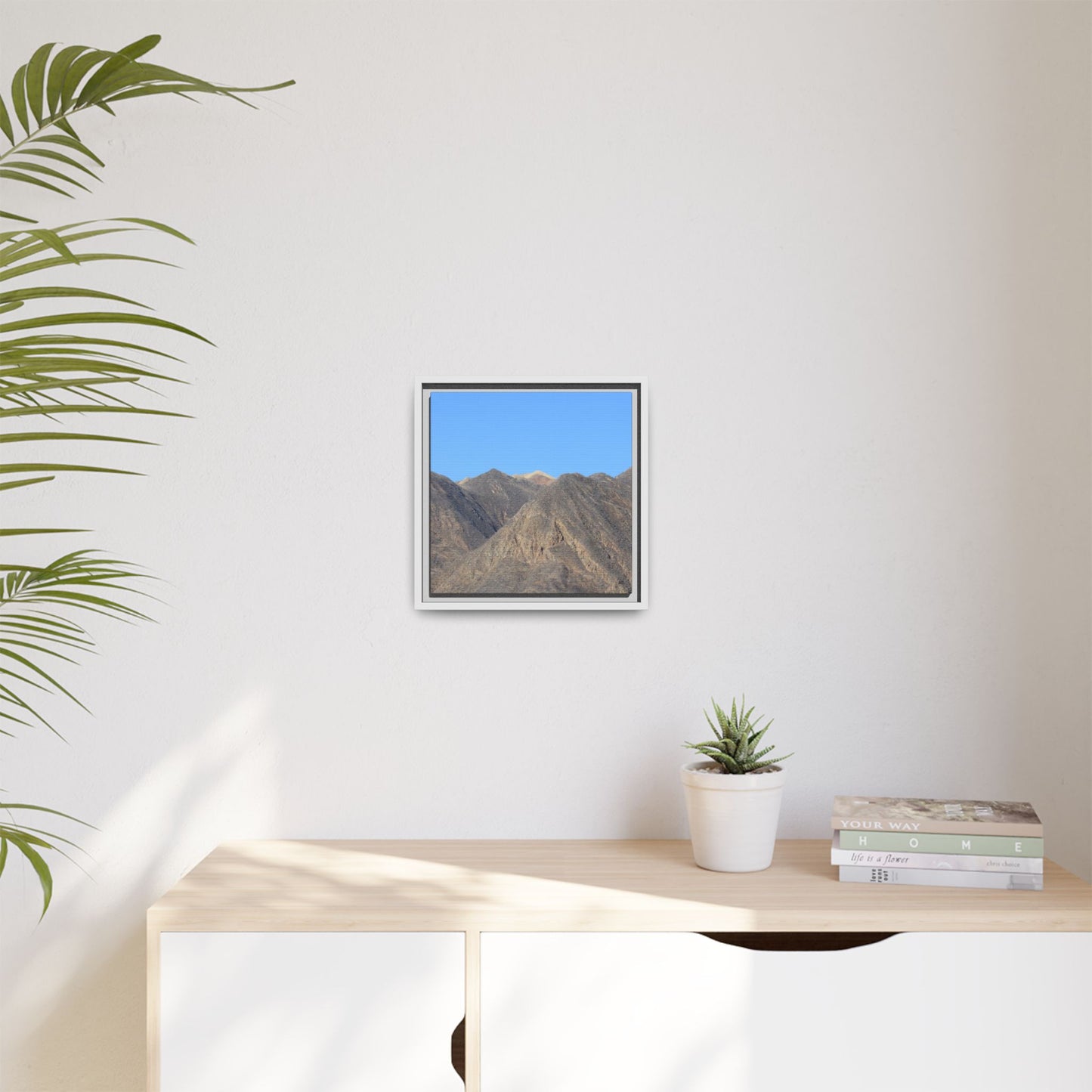 Echoes of Barren Peaks - Unique Stretched Canvas Wall Art - Art By Earth