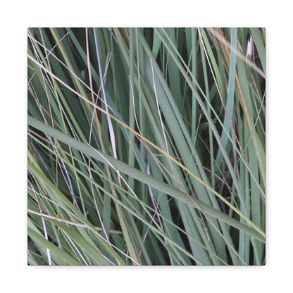 Whispers of Green - Unique Frameless Canvas Wall Art